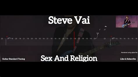 Steve Vai Sex And Religion Tab Guitar Youtube