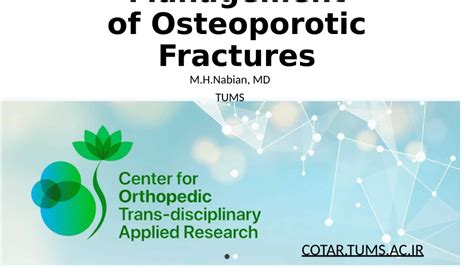 Pdf Orthopedic Management Of Osteoporotic Fractures