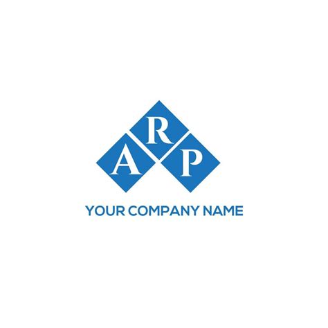 ARP letter logo design on white background. ARP creative initials letter logo concept. ARP ...