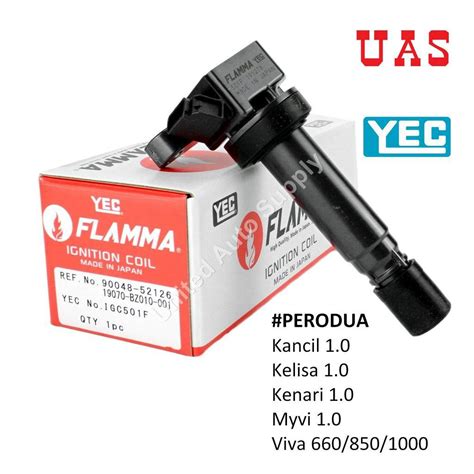 Yec Flamma Ignition Plug Coil Igc F For Perodua Kelisa Kenari