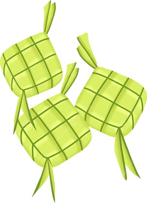 รูปภาพประกอบอาหาร Ketupat สำหรับเดือนรอมฎอนและการออกแบบทางหลวง Png เกอตูปัต ศาสนาอิสลาม