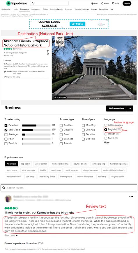 predictive model based  tripadvisor textual reviews early
