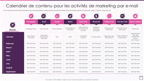 Top 5 Des Modèles De Calendrier Demail Marketing Pour Maximiser Vos