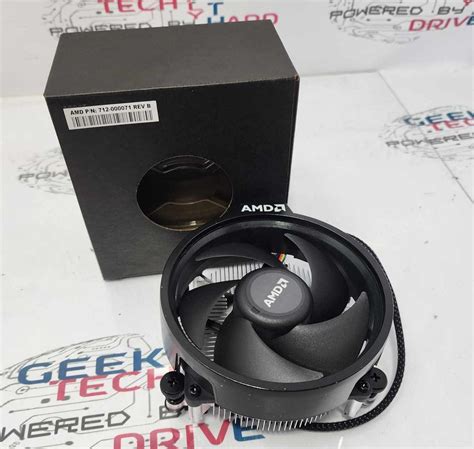 AMD Stock Air CPU Fan Cooler AM4 AM5 Socket Black – Geek Tech Supply