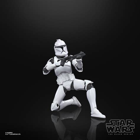 Star Wars The Black Series Phase I Clone Trooper Toy 6-Inch Scale Star Wars: The Clone Wars ...