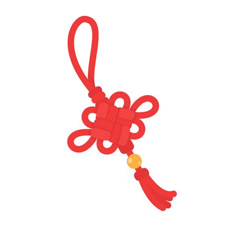 Chinese Tassels Red Ropes Woven Into Knots Used For Chinese New Year Decorations 34456192