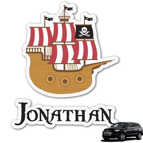 Pirate Graphic Car Decal Personalized Youcustomizeit