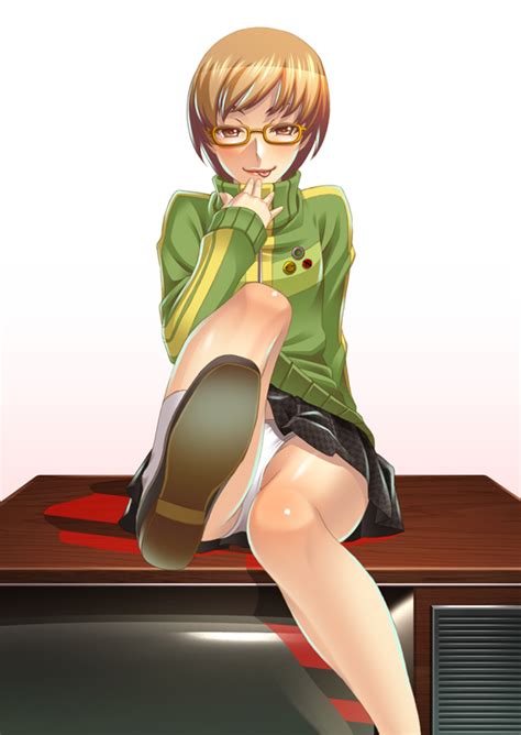 Satonaka Chie Persona And 1 More Drawn By Terumii Danbooru