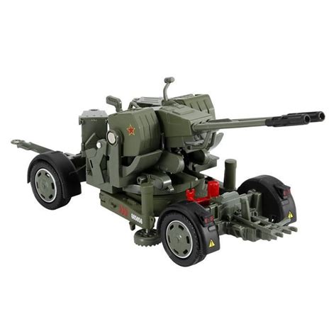 Pwshymi camion jouet Camion militaire Flak modèle de voiture en alliage