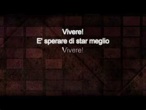 Vivere Vasco Rossi Karaoke Youtube