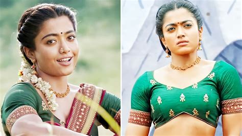 Rashmika Mandanna Stuns With Her Hot Transformation Opposite Allu Arjun In Pushpa Trailer See Pics