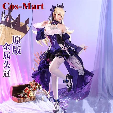 Cos Mart Game Genshin Impact Fischl Cosplay Costume Polar Night True