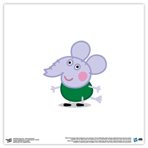 Gallery Pops Peppa Pig Edmond Elephant Wall Art