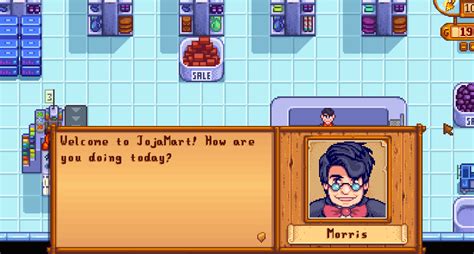 Morris The Complete Character Guide Stardew Guide