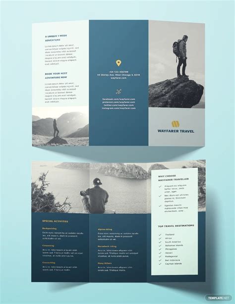 Travel Brochure Template - Download in PDF, Illustrator, PSD | Template.net