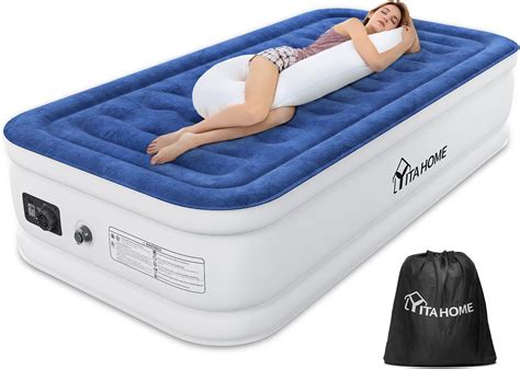 YITAHOME Matelas Gonflable 1 Personne Lit Gonflable Electrique Avec