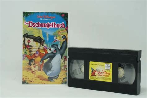 Original Walt Disney Das Dschungelbuch Meisterwerk Vhs Home Video