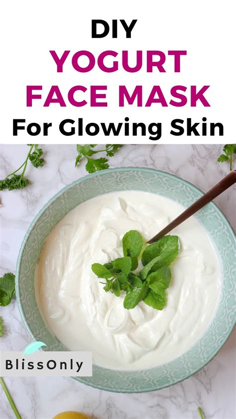 Diy Yogurt Face Mask For Glowing Skin Artofit