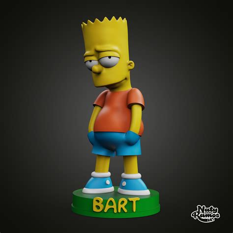 Bart Simpson Character K D Model Turbosquid