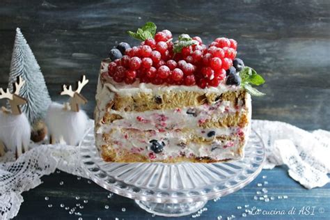 Naked Cake Di Panettone Con Frutti Di Bosco Per Natale La Cucina Di ASI