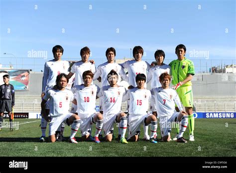 U Japan Team Group Line Up Jpn February Football