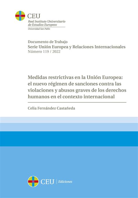 Medidas Restrictivas De La Unión Europea