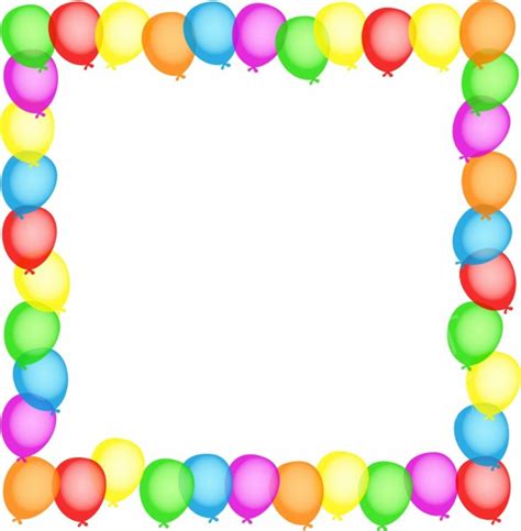 Download High Quality balloon clipart border Transparent PNG Images - Art Prim clip arts 2019