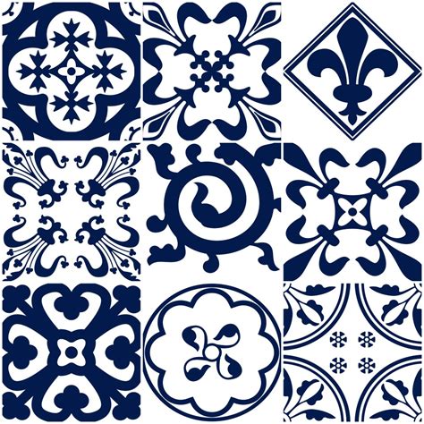 Papel De Parede Adesivo Azulejo Portugues Lisboa Azul E Branco EUCOLO