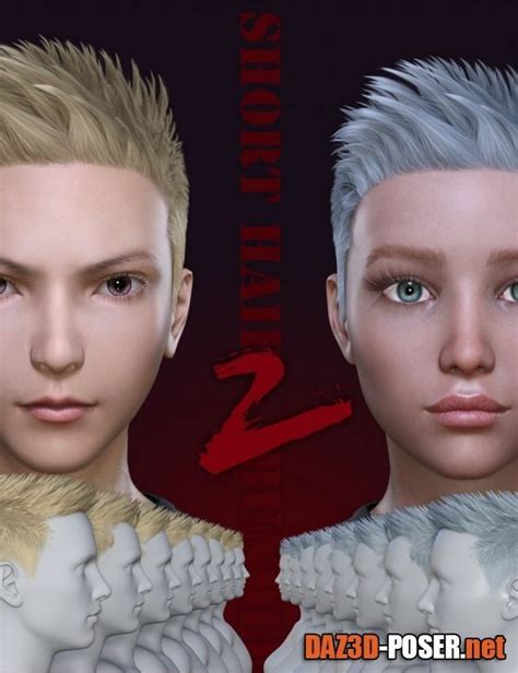 Fe Short Hair Vol 2 For Genesis 8 Daz 3d Poser Free Download