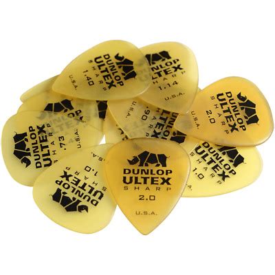 Dunlop Ultex Sharp Picks Set Of Ebay