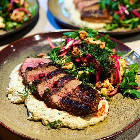 Sumac Lamb Baba Ganoush Cauliflower Salad Em S Food For Friends