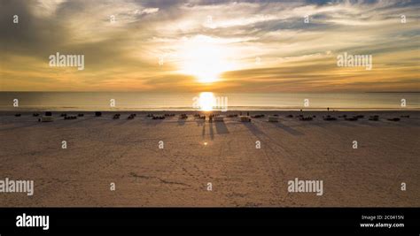 Sunset at Fort Myers Beach (Florida, USA Stock Photo - Alamy