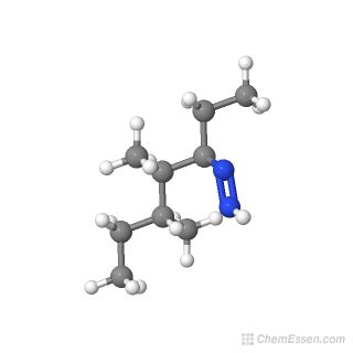 R R R Dimethylheptan Yl Diazene Structure C H N Over