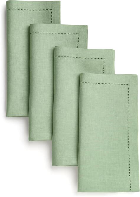 Amazon D Moksha Homes Linen Dinner Napkins X Inch