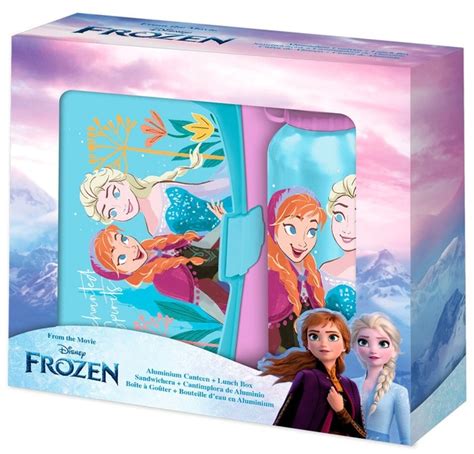 Disney Frozen Lunch Box Aluminium Bottle Set Ml At Mighty Ape Nz