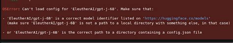 EleutherAI/gpt-j-6b · Tokenizer loading issue