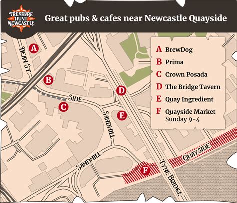 Great pubs and cafes near Newcastle Quayside for a drink