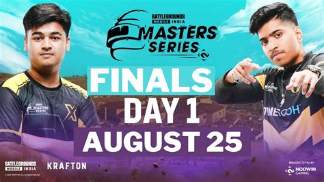 Bgmi Masters Series 2023 Matches Today August 25 List Of All Games And Teams