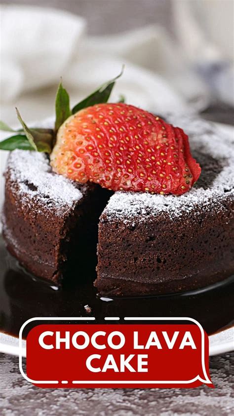 Eggless Choco Lava Cake In Pressure