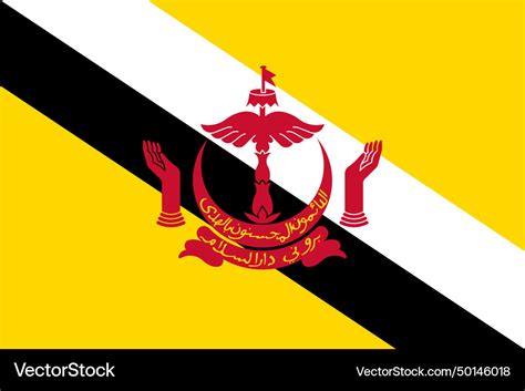 Flags Of Brunei Royalty Free Vector Image Vectorstock