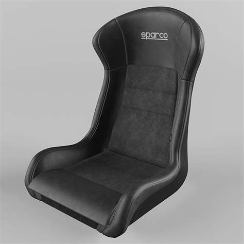 Racing Sport Seat Sparco Stradale Performance 3d Model Cgtrader