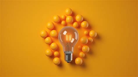 Premium Photo Brainstorming Concept With A Light Bulb Generative Ai