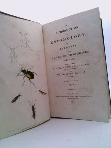 An Introduction To Entomology Or Elements Of The Natural History Of Insects Fifth Edition By