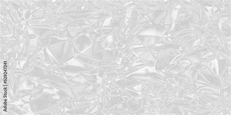 Crumpled Aluminum Foil Abstract Crumpled Paper Texture Empty White Grunge Texture White And