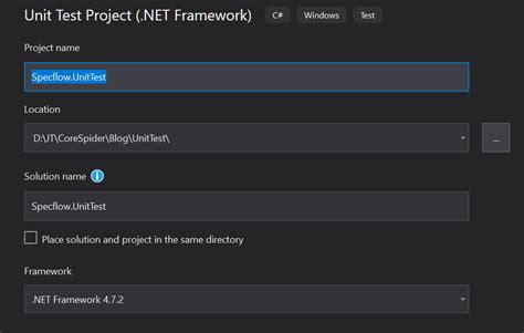 Automation Testing Using Specflow And Selenium In NET Framework