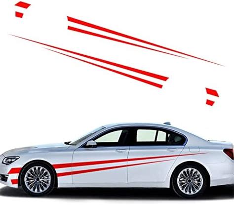 Nuoozy Universal Car Side Skirt Decal Stickers Body Side