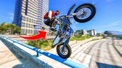 Ultimate Real Life Bike Stunts In Gta 5 Youtube