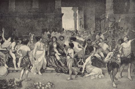 Burning Looting And Destruction Of Persepolis By Alexander Of Macedonia