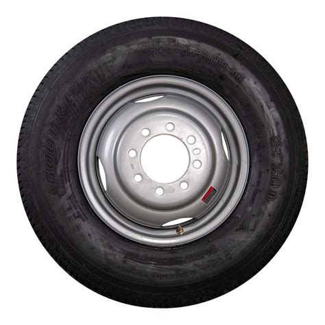 Goodride 16 10 Ply Radial Trailer Tire And Wheel St 235 80 R16 8 Lug Dual Ebay