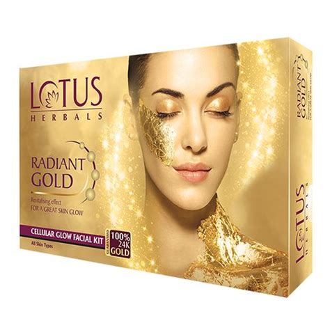 Buy Lotus Herbals Radiant Gold Cellular Glow 1 Facial Kit Online At Best Price Of Rs 24225